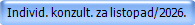 Individ. konzult. za listopad/2026.