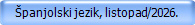 �panjolski jezik, listopad/2026.